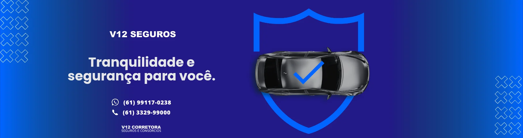 V12 SEGUROS É A SUA MELHOR OPÇÃO!